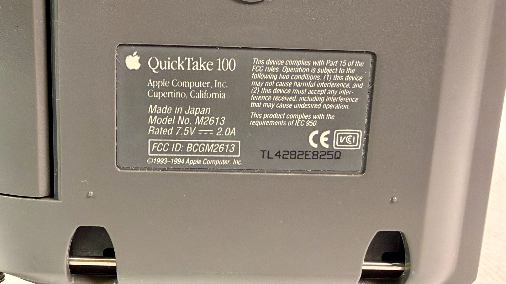 APPLE, QUICK TAKE 100 vista 3