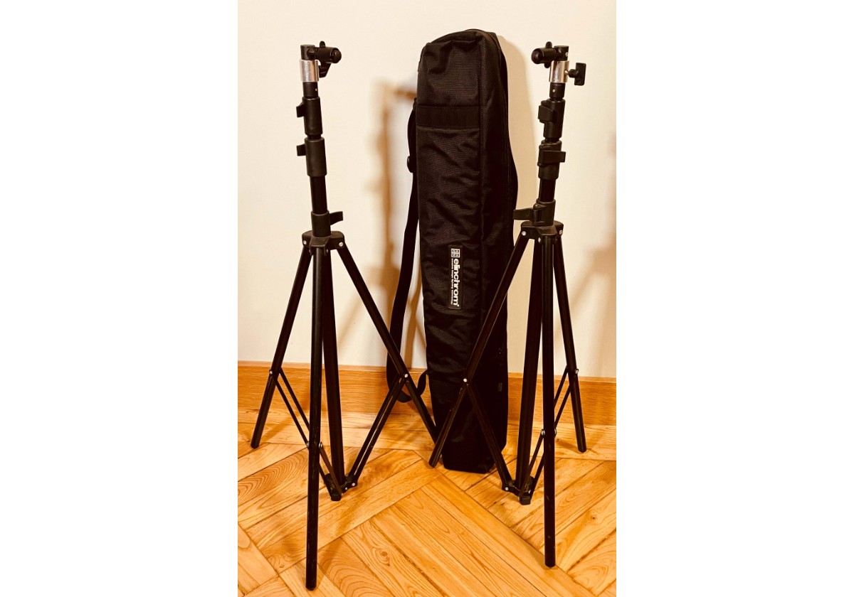 TRIPODES ELINCHROM (2) P/FONDOS Y FOCOS
