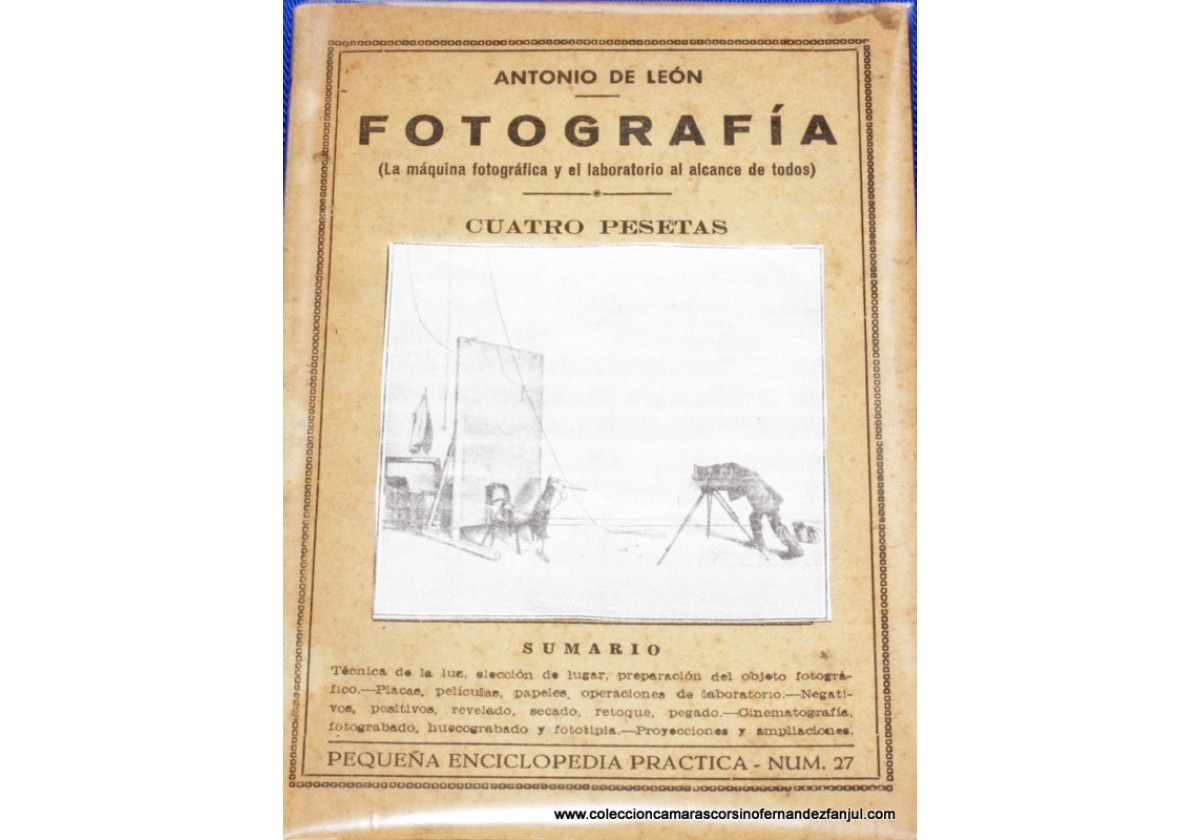 Libro: FOTOGRAFIA (ANTONIO DE LEON)