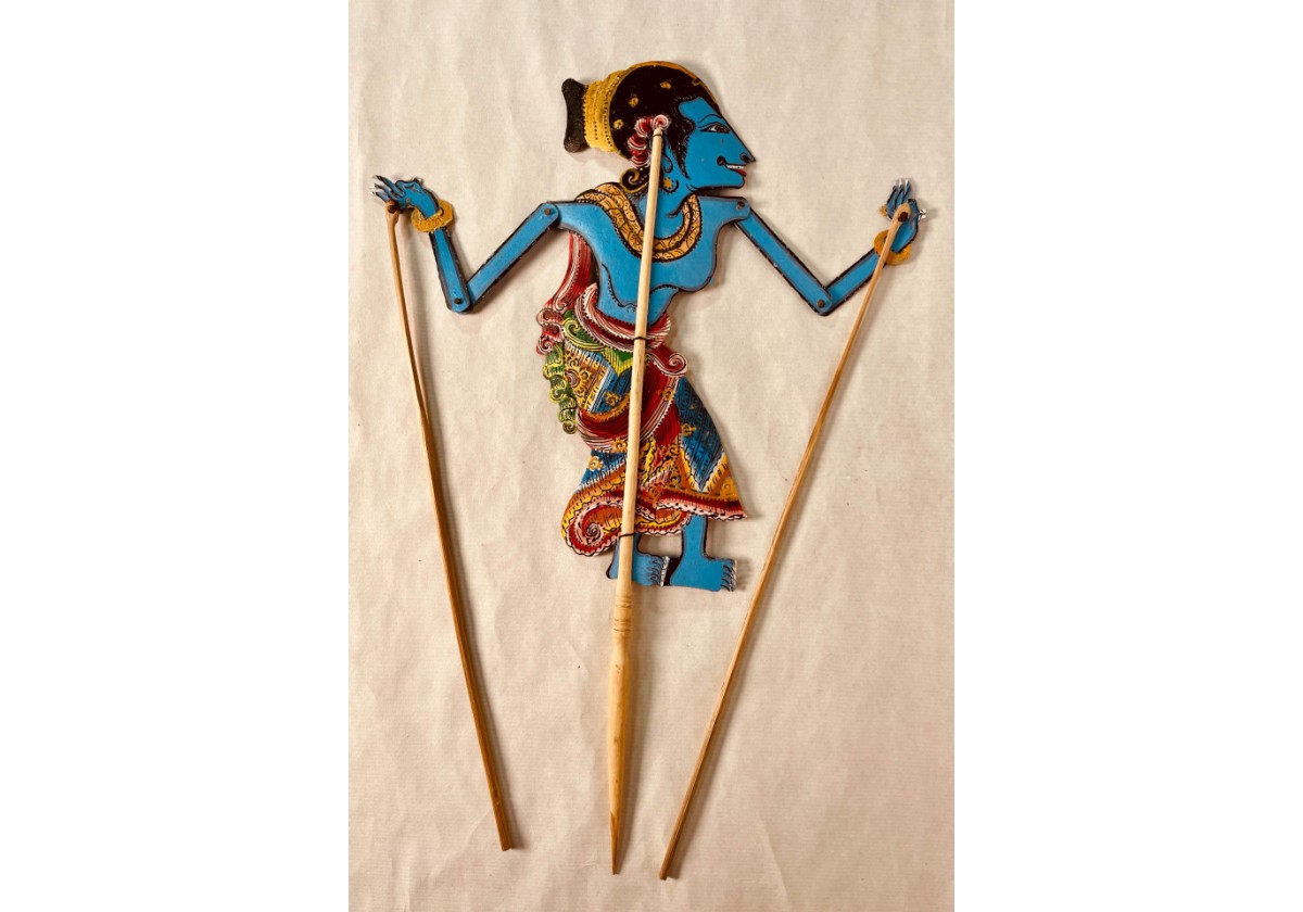 MARIONETAS TEATRO SOMBRAS (2 BALINESAS, 1 INDONESIA)