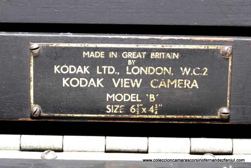 KODAK, VIEW CAMERA MODEL B vista 5