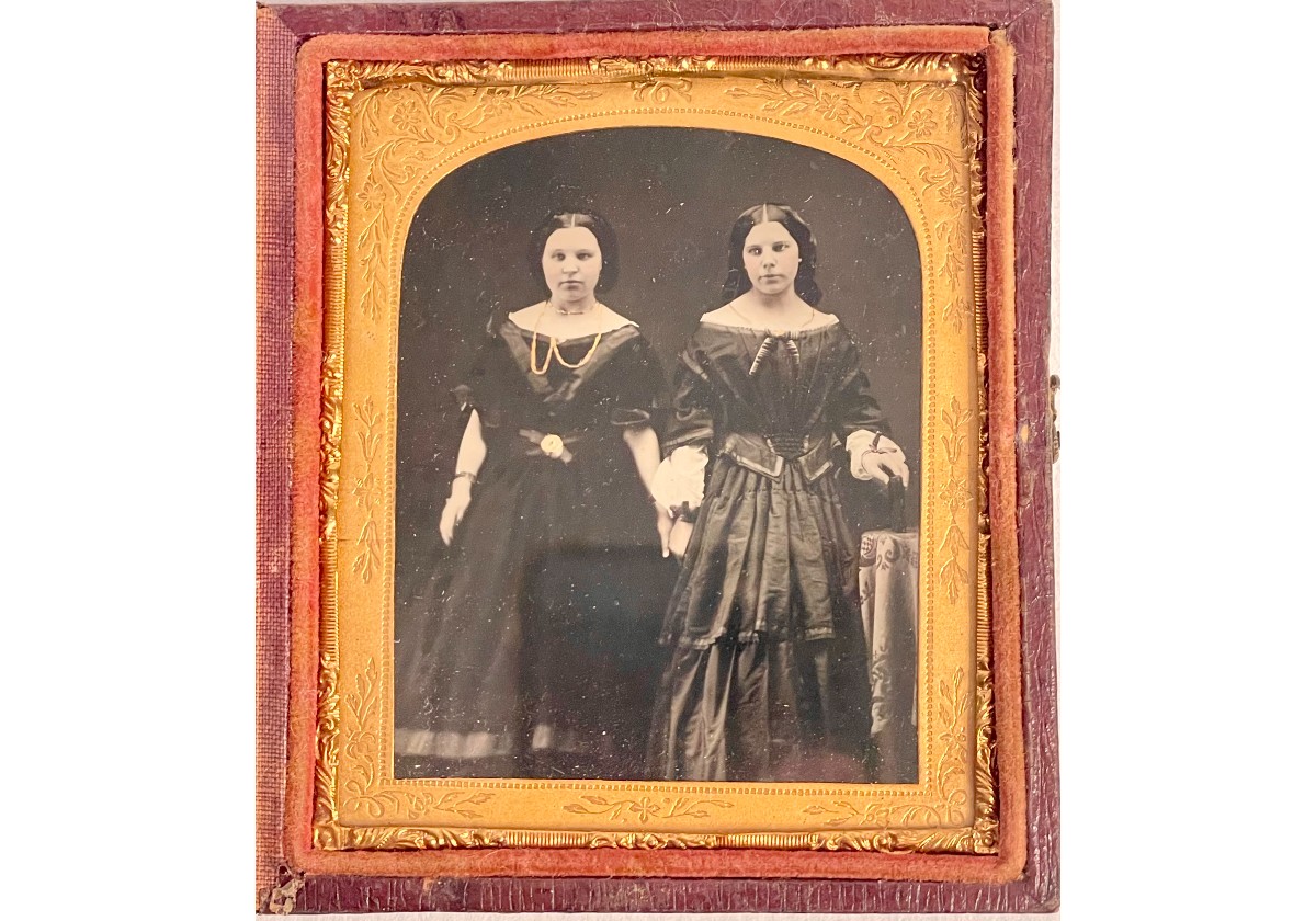 AMBROTIPO, DOS HERMANAS.