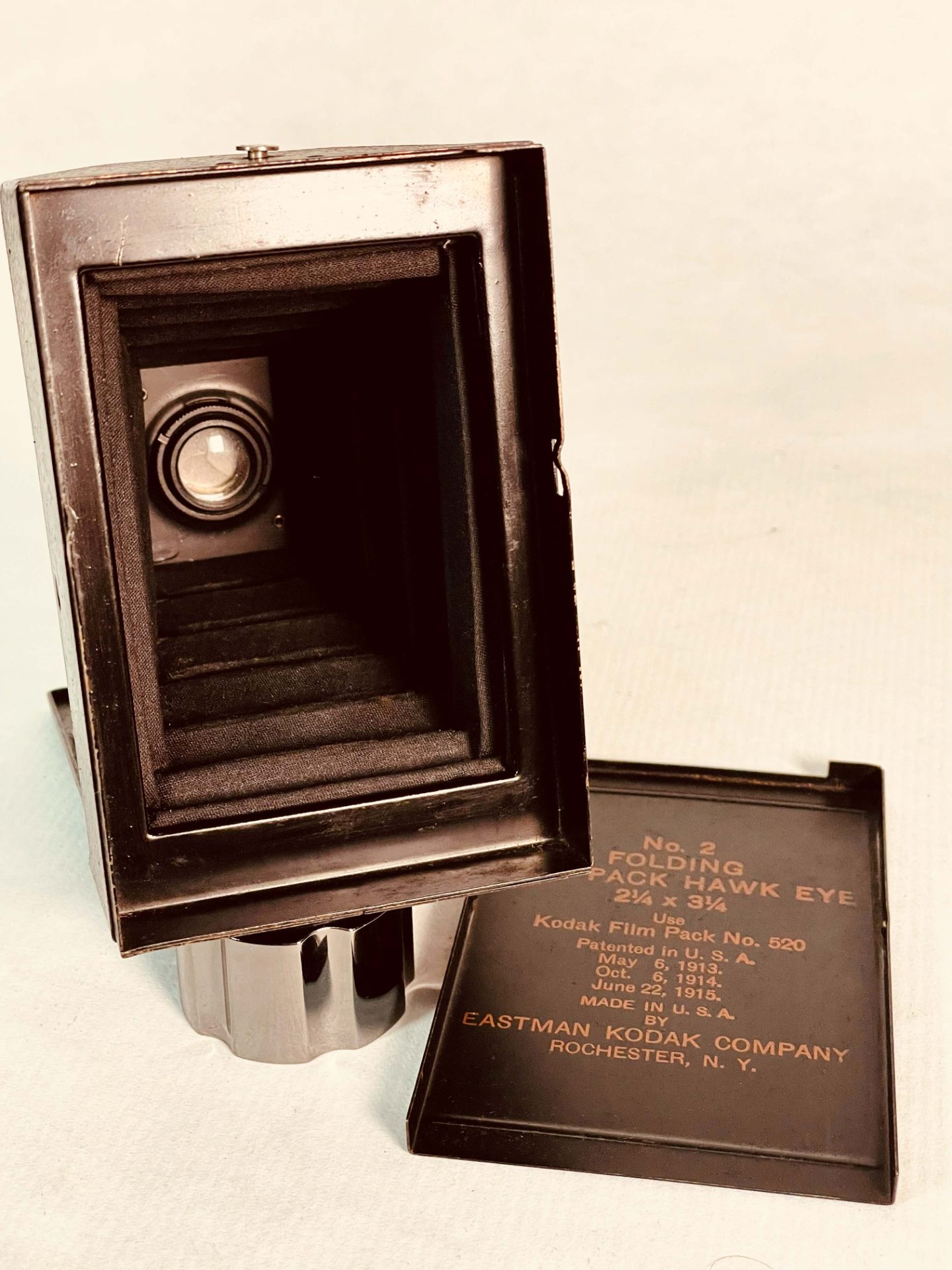 KODAK, Nº 2 FOLDING FILM PACK HAWK-EYE vista 5