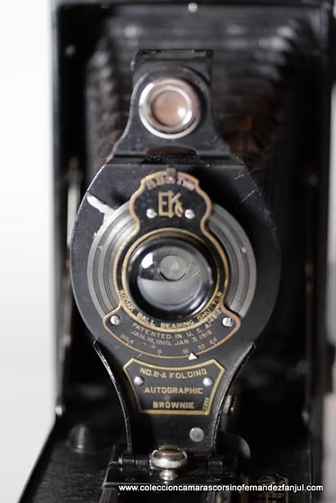 KODAK, Nº 2A FOLDING AUTOGRAPHIC BROWNIE vista 2