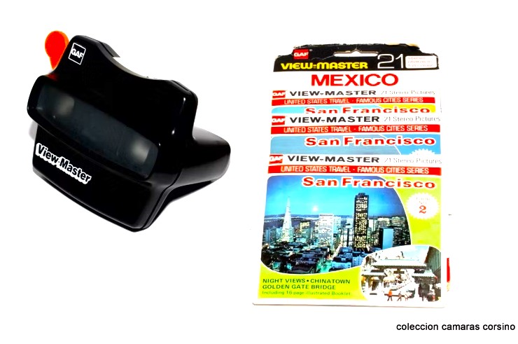 STEREOSCOPIO GAF VIEWMASTER (negro)