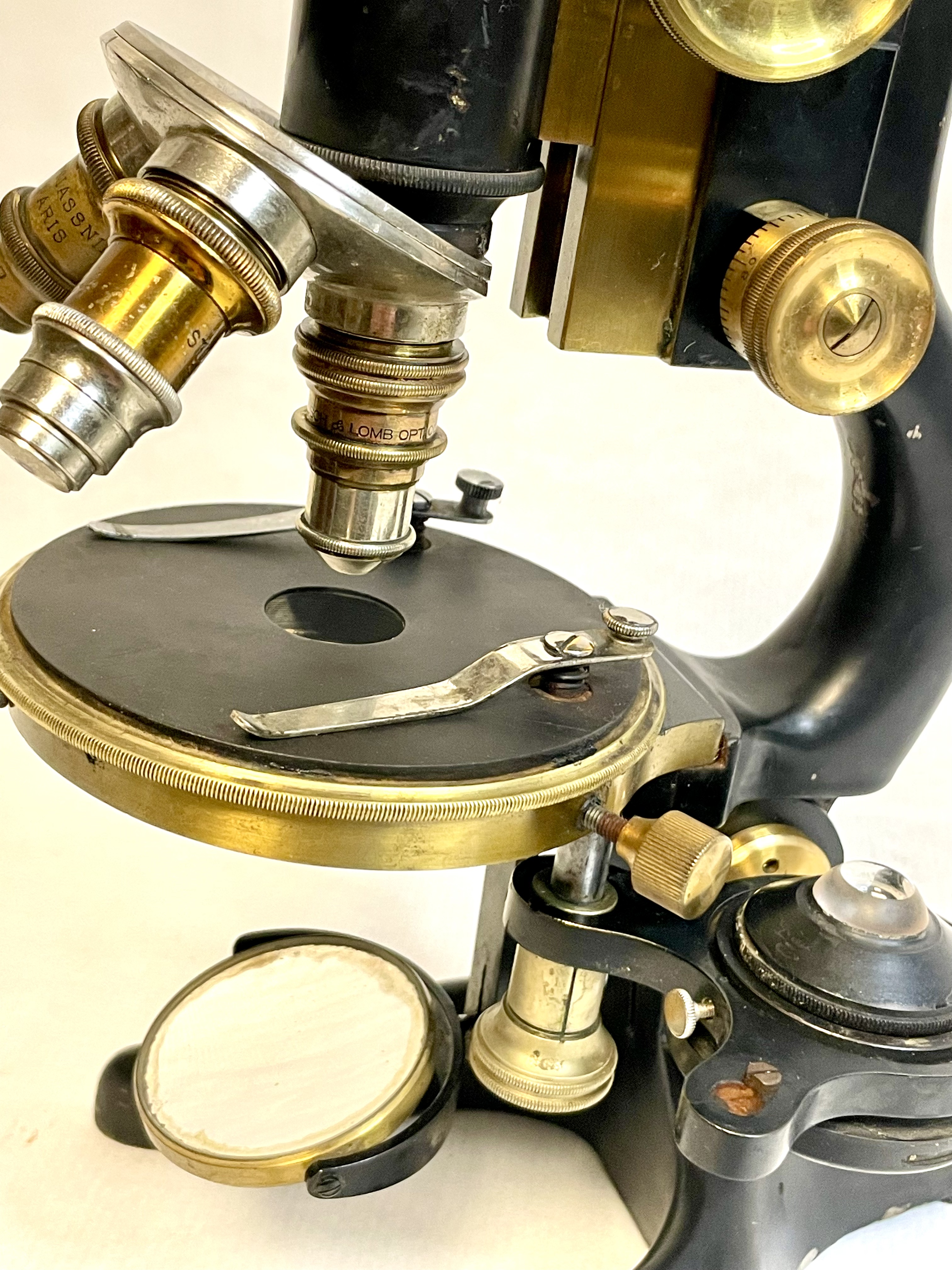 MICROSCOPIO S/M (LATON Y NEGRO). vista 3