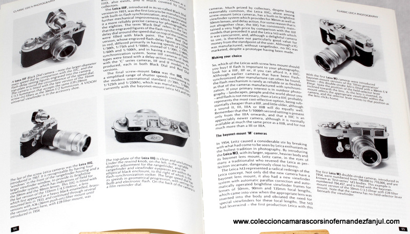 Libro:COLLECTING AND USING CLASSIC CAMERAS. vista 2