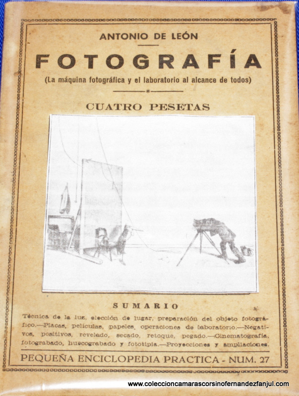 Libro: FOTOGRAFIA (ANTONIO DE LEON)