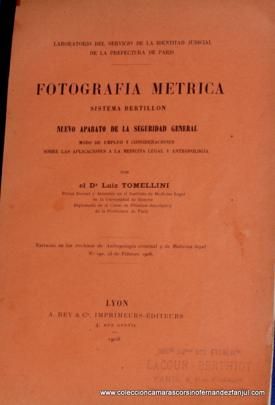 Libro: FOTOGRAFIA METRICA