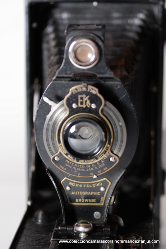 KODAK, Nº 2A FOLDING AUTOGRAPHIC BROWNIE vista 3