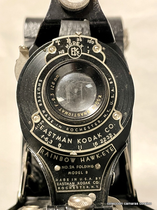 KODAK, Nº2A FOLDING RAIMBOW HAWK-EYE. vista 2