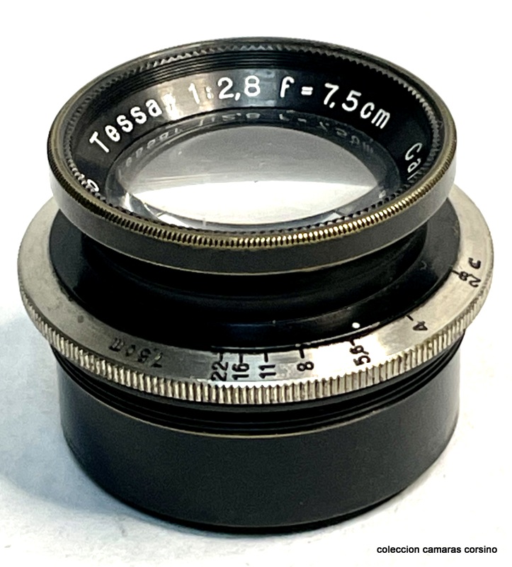 CARL ZEISS JENA, TESSAR 2,8/75. vista 2