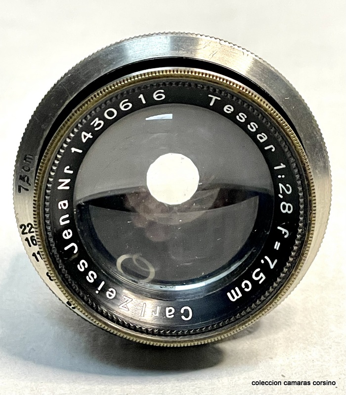 CARL ZEISS JENA, TESSAR 2,8/75. vista 3