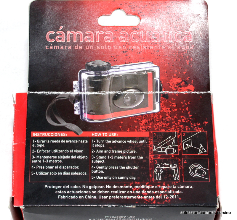 S/M, CAMARA ACUATICA, UN SOLO USO. vista 3