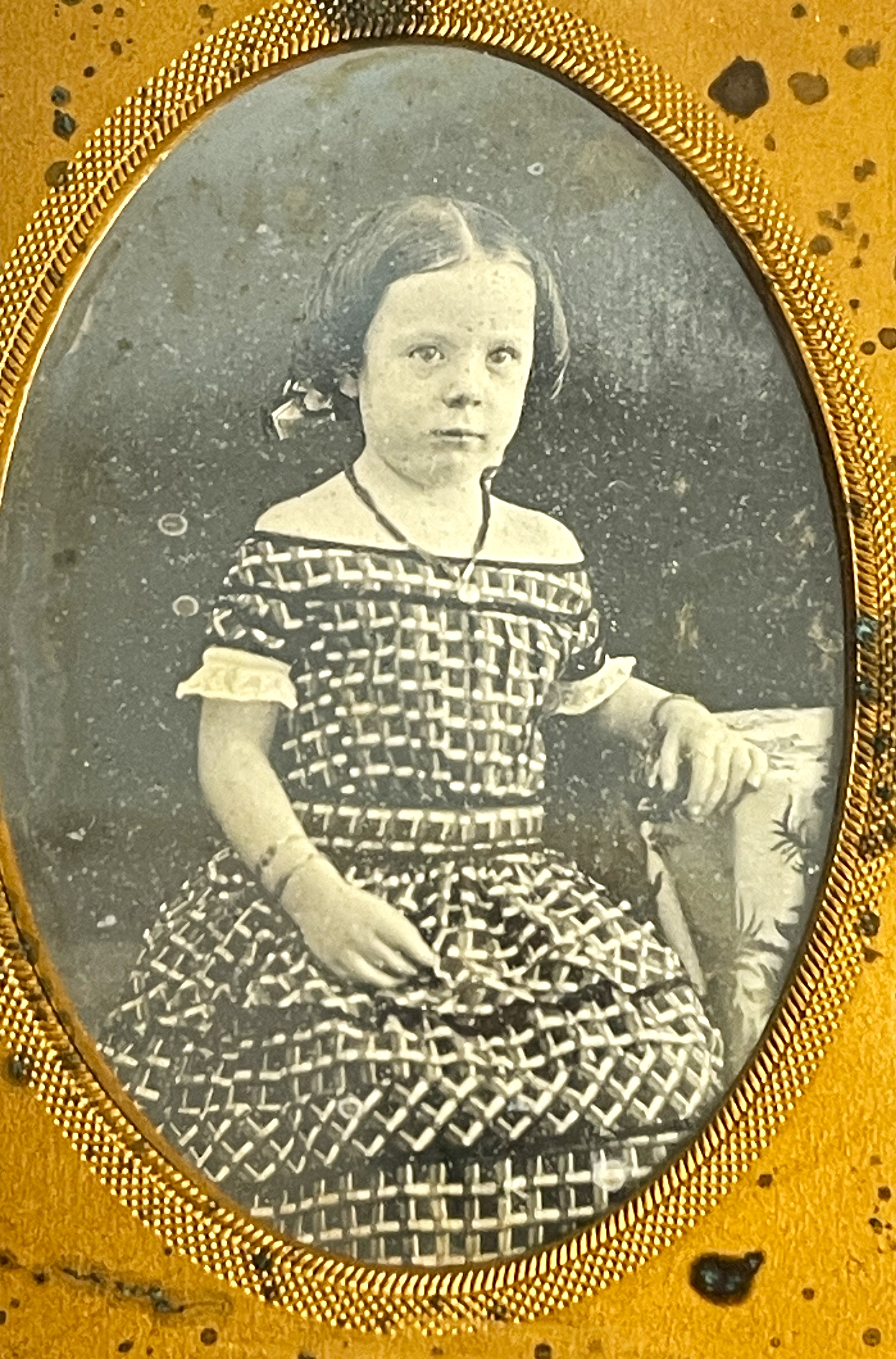 DAGUERROTIPO STEREO, CON VISOR (NIÑA). vista 4