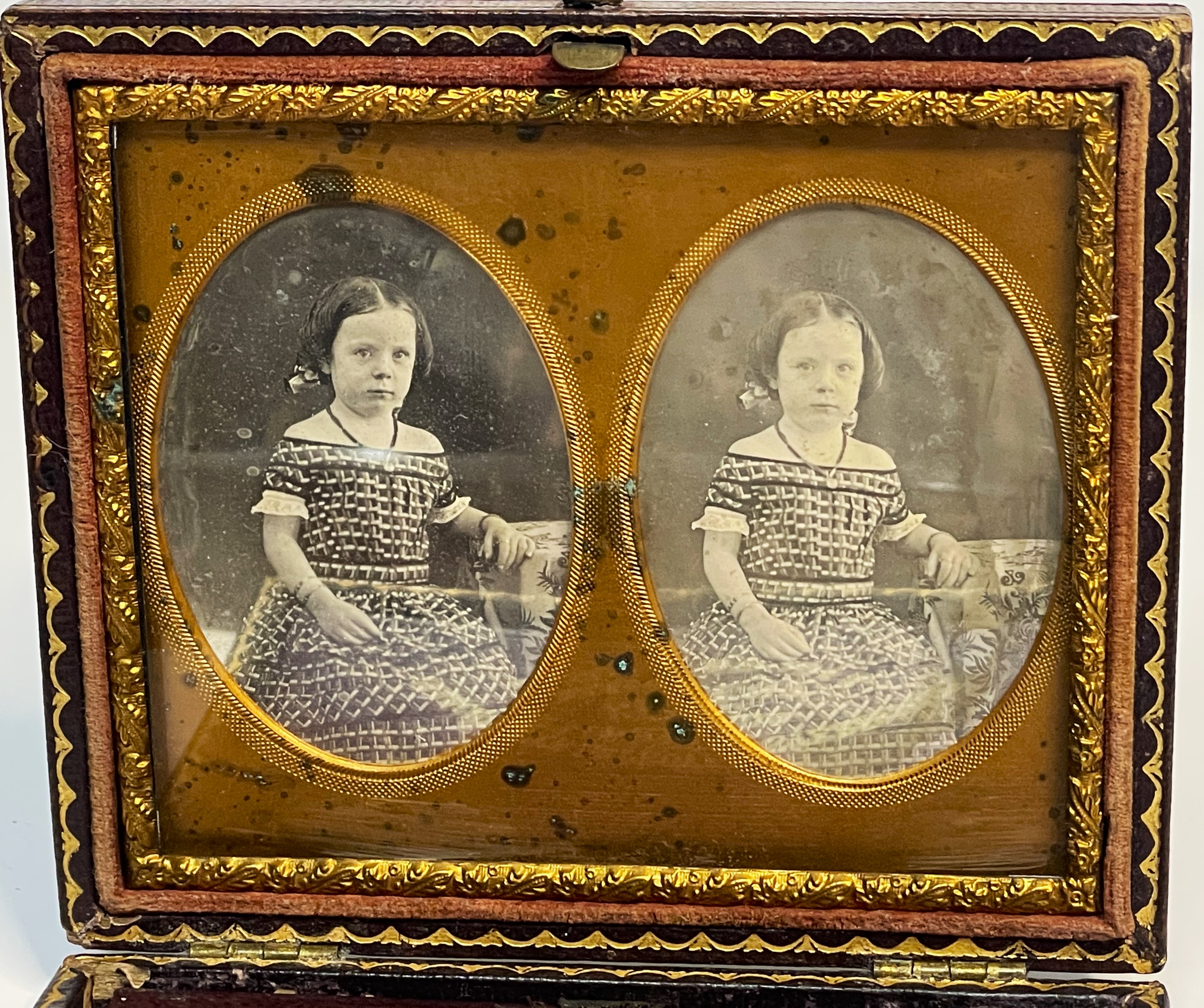 DAGUERROTIPO STEREO, CON VISOR (NIÑA). vista 6
