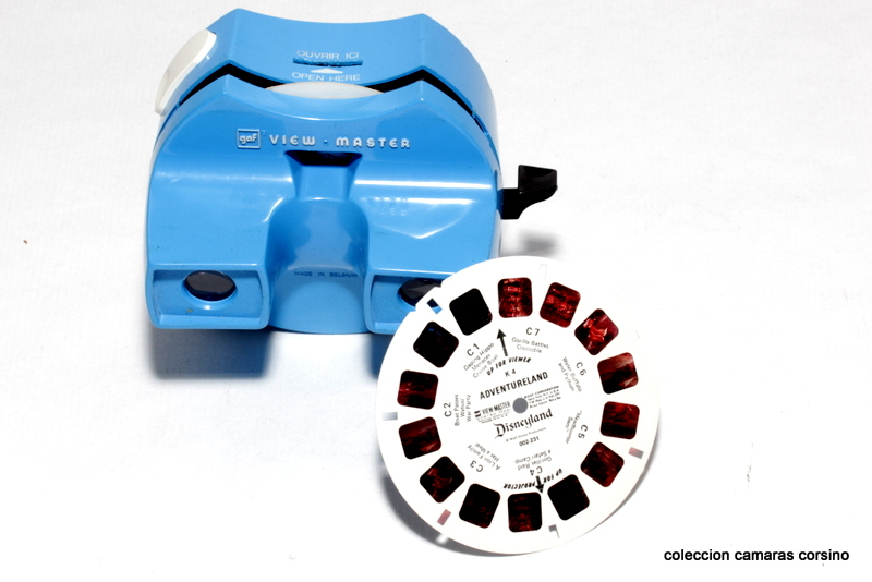 STEREOSCOPIO GAF VIEWMASTER (azul)
