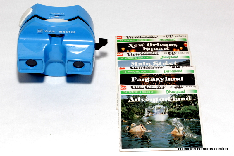 STEREOSCOPIO GAF VIEWMASTER (azul) vista 2