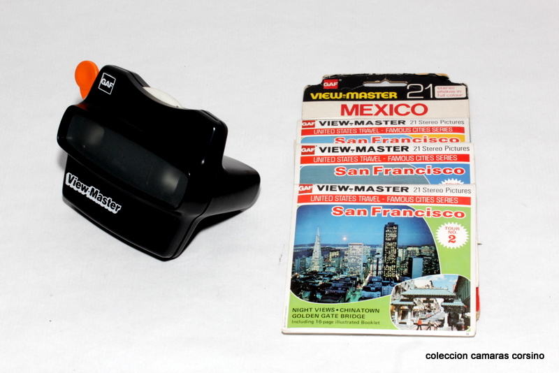 STEREOSCOPIO GAF VIEWMASTER (negro)
