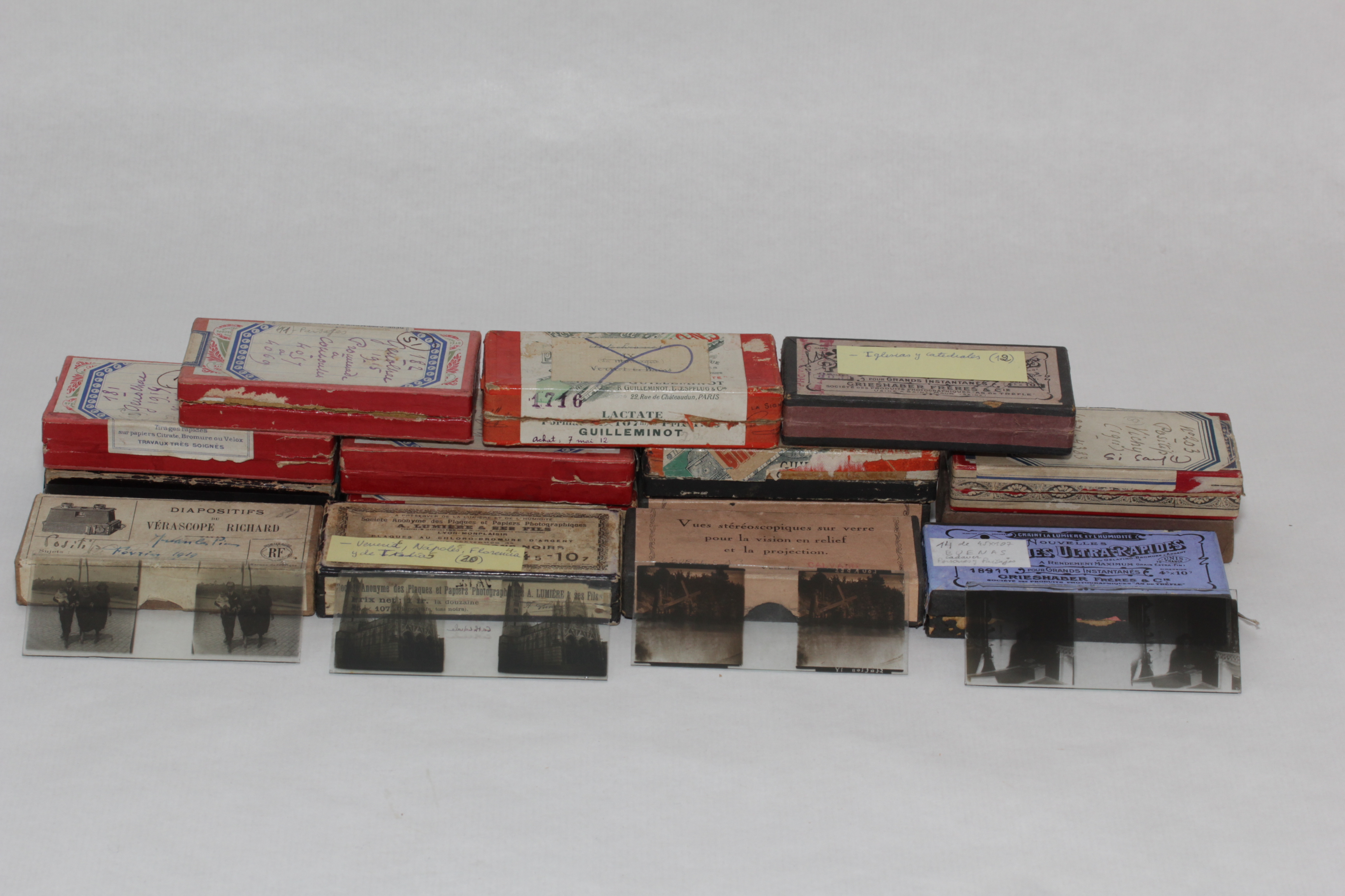 STEREOFOTOS VIDRIO 45X107 MM.(15CAJAS 186).