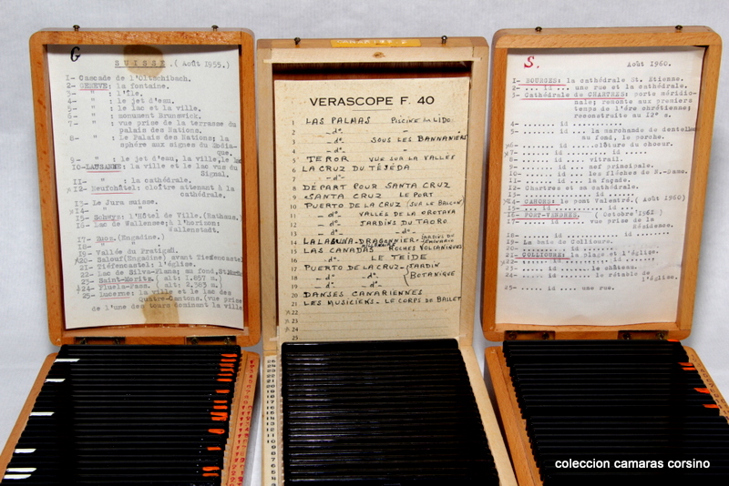 3 CAJAS STEREODIAPOSITIVAS VERASCOPE vista 4